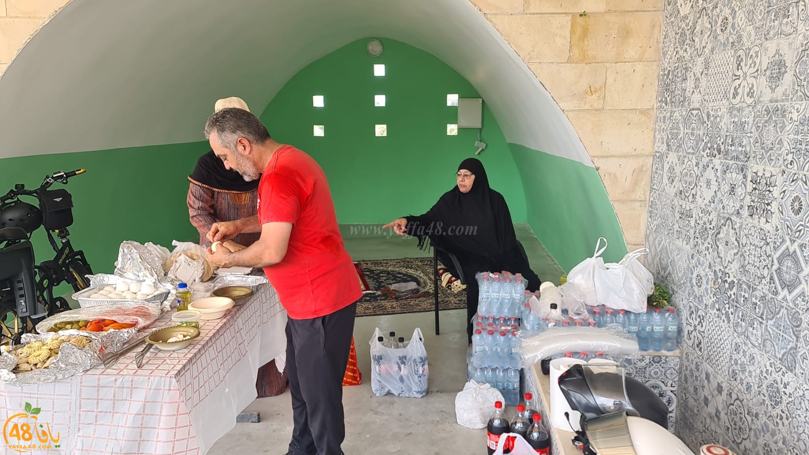  يافا: لجنة اكرام الميت تُنظم معسكراً لتنظيف وصيانة مقبرة طاسو